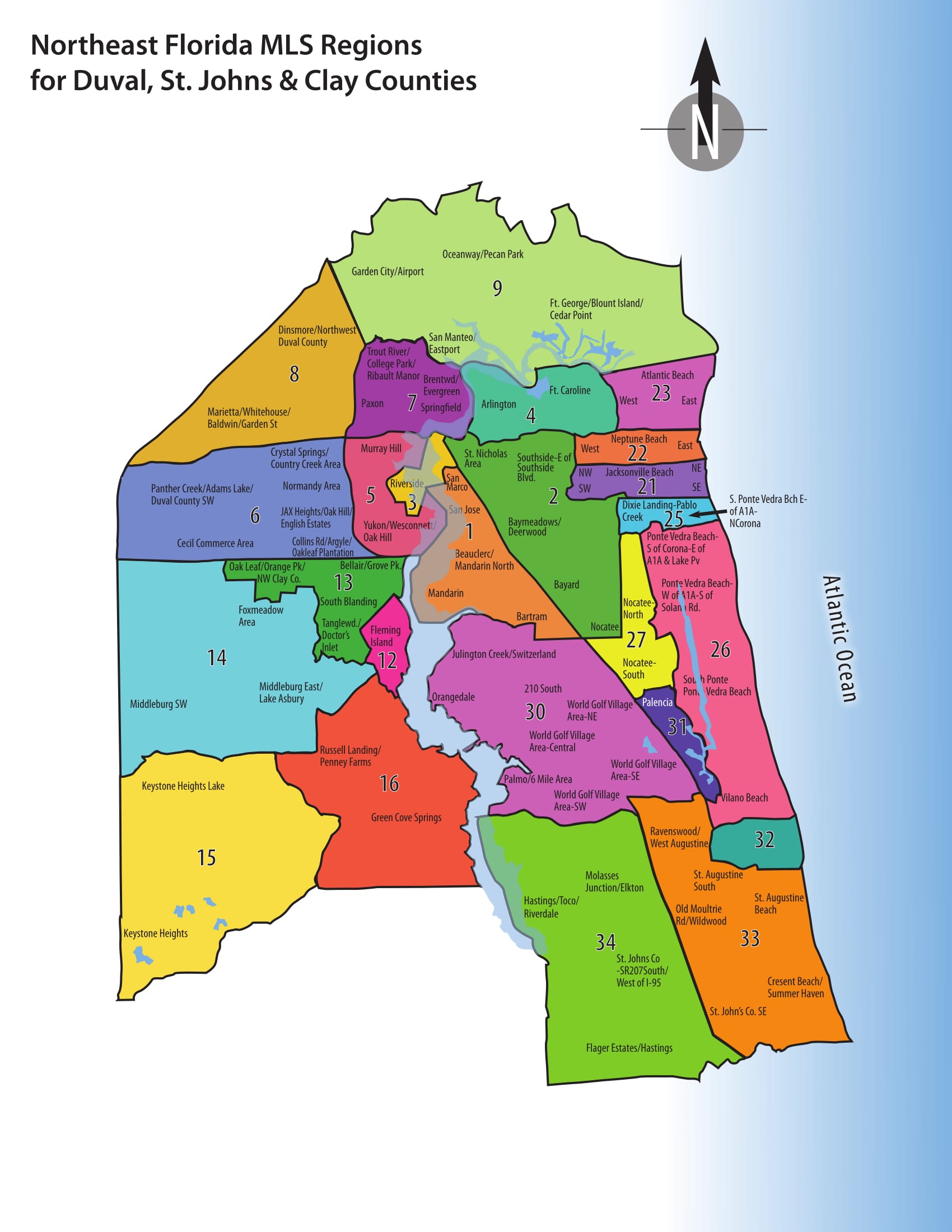 Maps Of Northeast Florida Search Areas By County Maps - vrogue.co